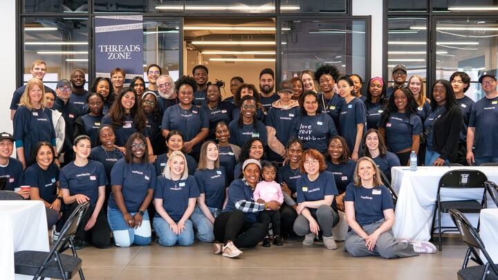 LOVE THIS CITY: Toast & Threads - Volunteer Sign Up logo