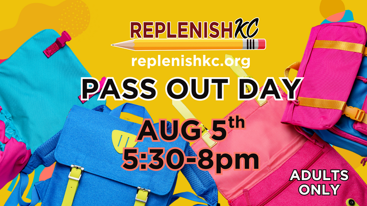 ReplenishKC Pass Out Night logo