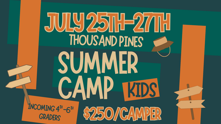 4th-6th Grade Summer Camp 2025 logo