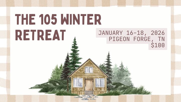 the 105 Winter Retreat logo