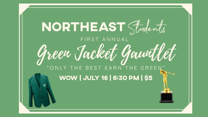 STUDENTS | Green Jacket Gauntlet Putt Putt logo
