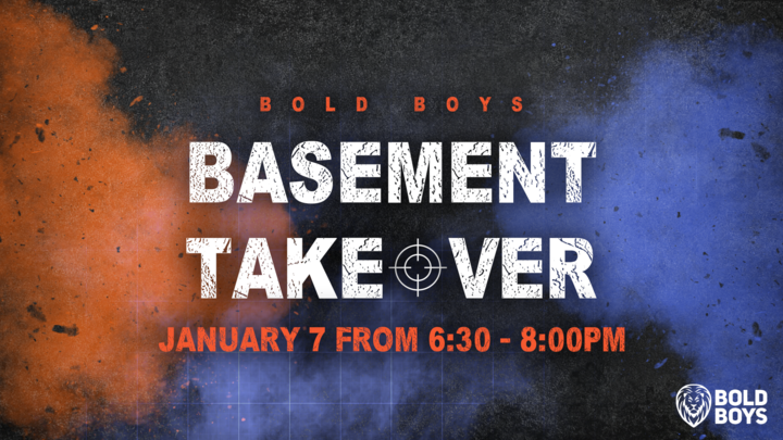 Bold Boys Basement Takeover logo