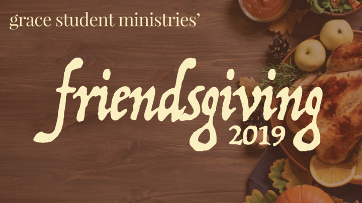 Middle School & High School combined GSM Friendsgiving logo image