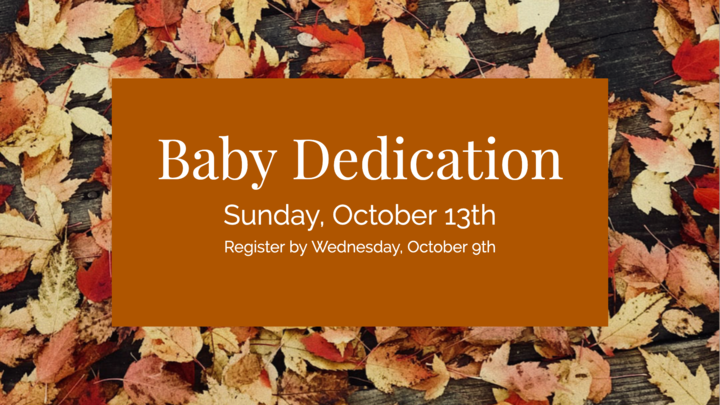 Baby Dedication logo image
