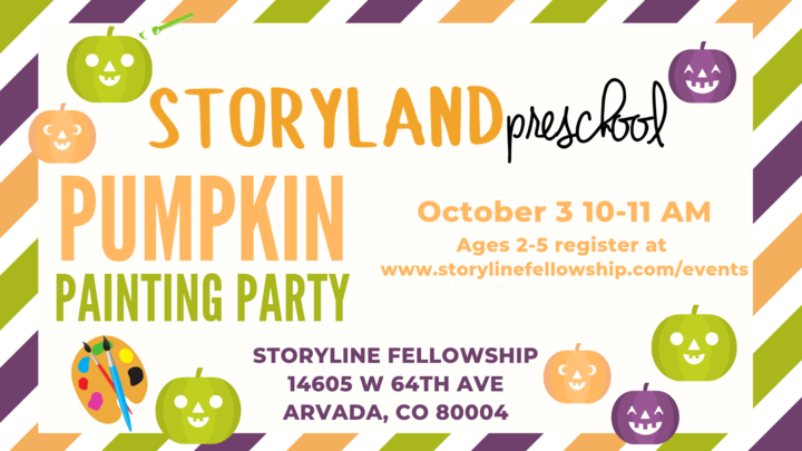 Preschool Pumpkin Painting Party logo image