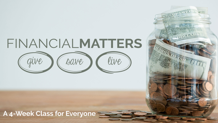 Financial Matters Class || Wednesdays 6:30pm || Begins 10/23 (4 Weeks) logo image