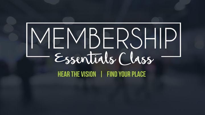 Membership Essentials Class (2 weeks - November 12 & 19) logo image