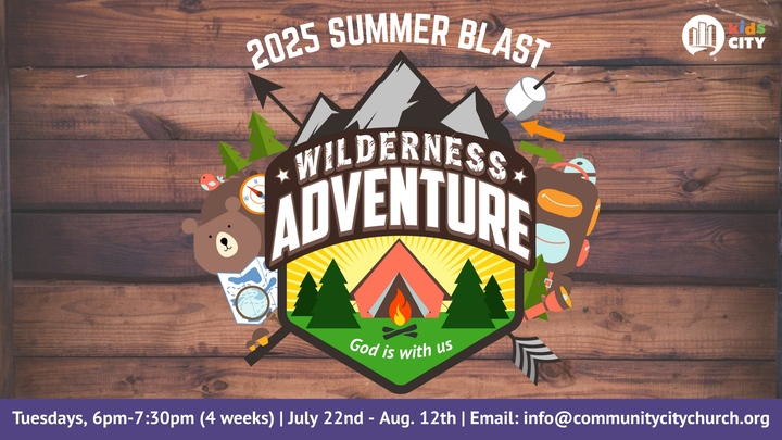 2025 Kids City Summer Blast: Wilderness Adventure logo