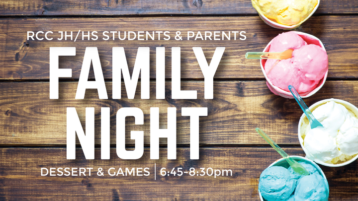 Student Ministries Family Night logo image