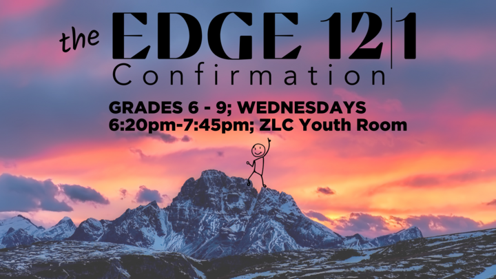 the EDGE 12\1 Confirmation 2025-2026 logo