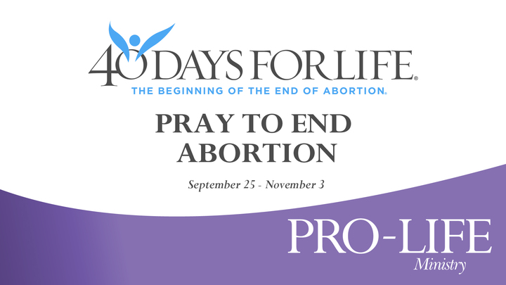 CFC Signup to Pray - 40 Days for Life logo image