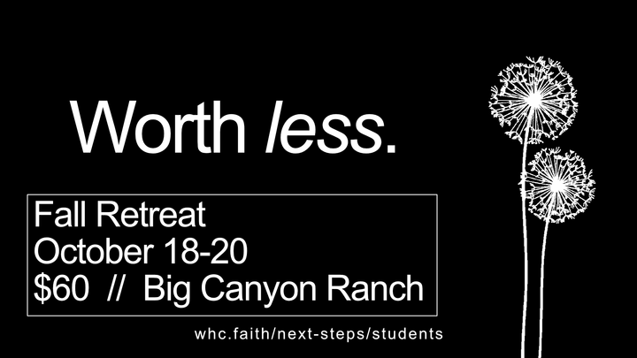 7th-12th Grade Fall Retreat logo image