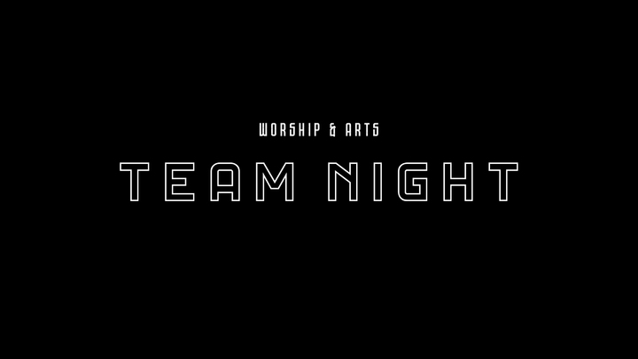 Worship & Arts Team Night logo image