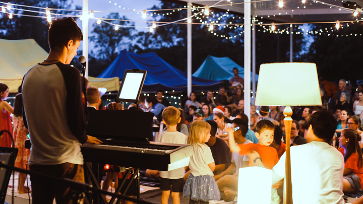 Christmas Carols in the Park 2019 logo image