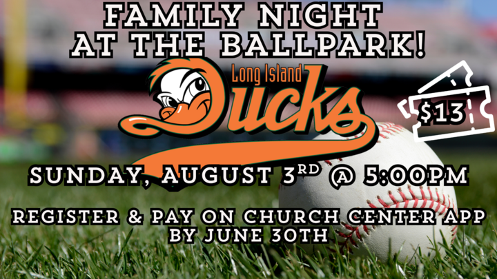 Family Night- Ducks Game logo