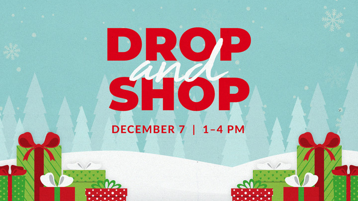 Christmas Drop and Shop logo image