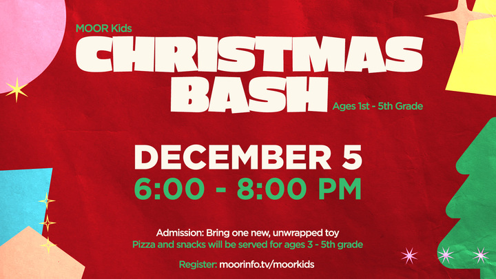 MOOR Kids Christmas Bash logo