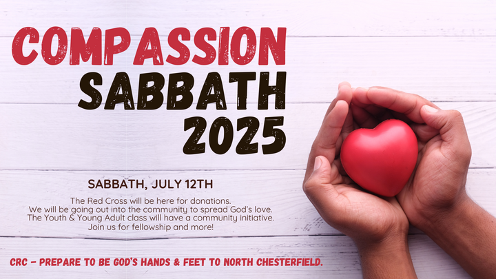 Compassion Sabbath, July 12th, 2025 logo