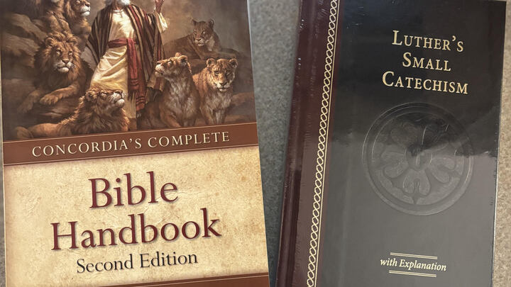 The Small Catechism or The Bible Handbook logo