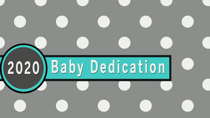 2020 Baby Dedication logo image
