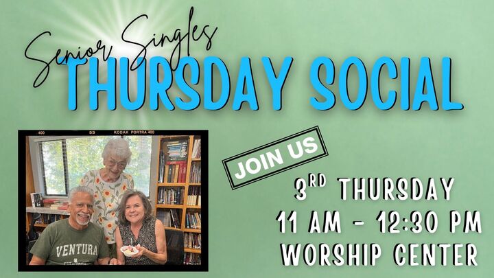 Senior Singles 3rd Thursday Social logo