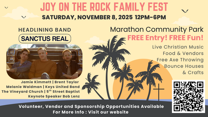 Joy on the Rock 2025 logo