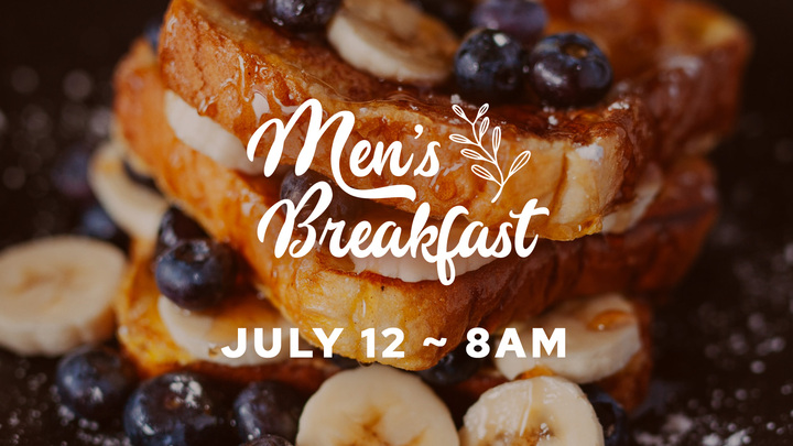 Men's Breakfast July 2025 logo