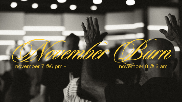 NOVEMBER 8-HOUR BURN logo