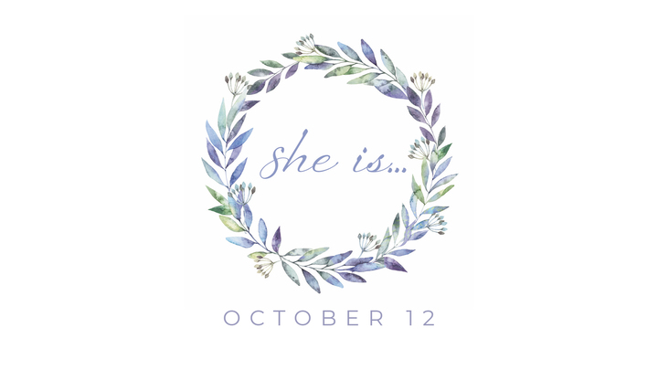 She Is... logo image