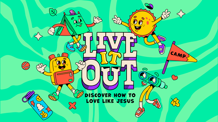 VBS 2025 “LIVE IT OUT” logo