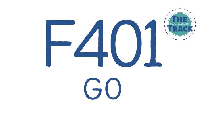Foursquare 401 (F401) : Go logo