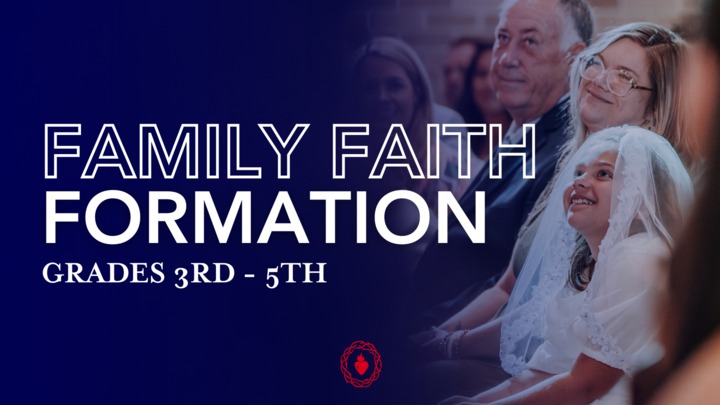 3rd-5th Grade Family Faith Formation 2025-2026 logo