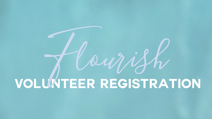 Flourish Conference Volunteer Registration logo image
