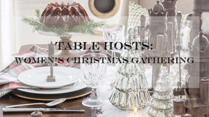 TABLE HOSTS: Christmas Gathering 2025 logo