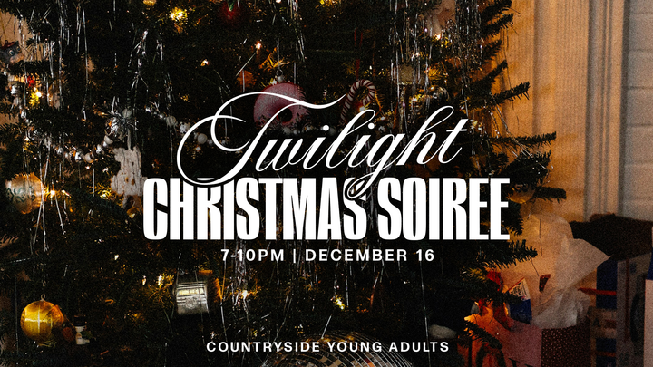Young Adults (18-29) Twilight Christmas Soiree logo