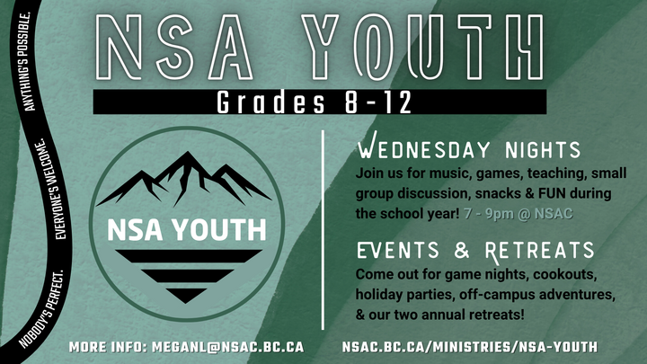 Youth Ministry Registration 2025/26 logo