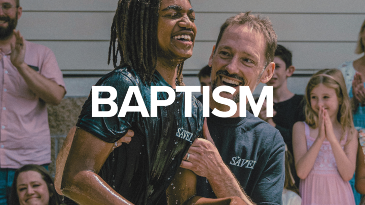 Baptism at Risen Church logo