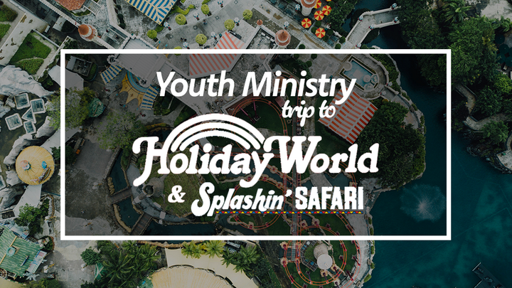 Youth Ministry Holiday World Trip logo