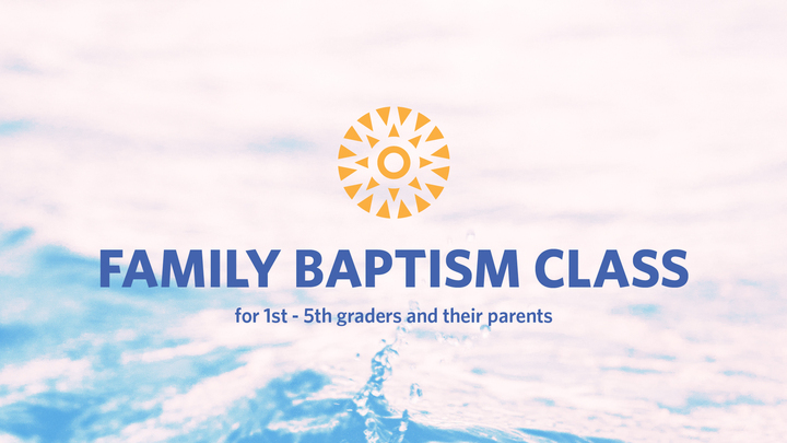 Family Baptism Class logo