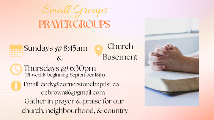 Small Groups: Prayer Groups logo