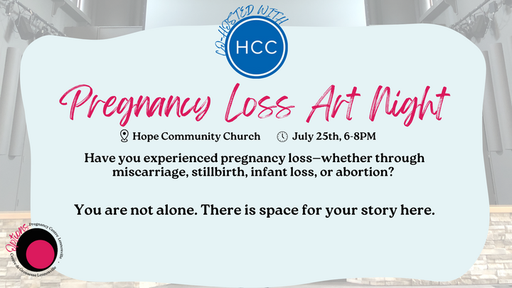 Pregnancy Loss Art Night logo
