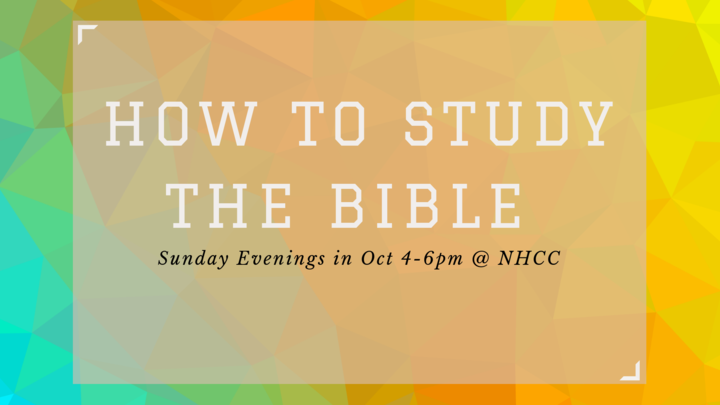 How To Study The Bible logo image