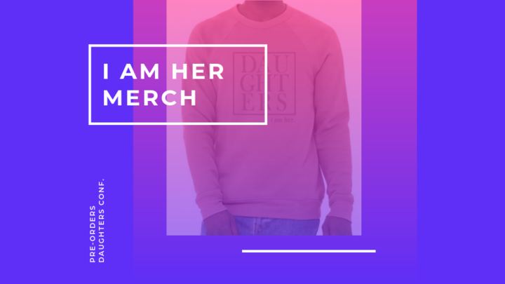 I AM HER Merch Pre-Orders logo image