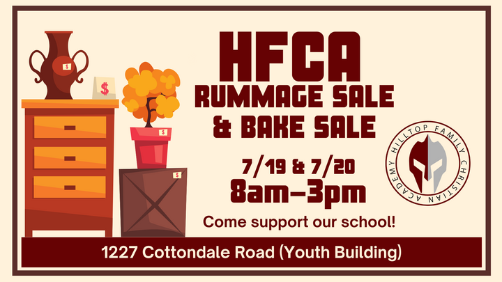 HFCA Rummage Sale logo