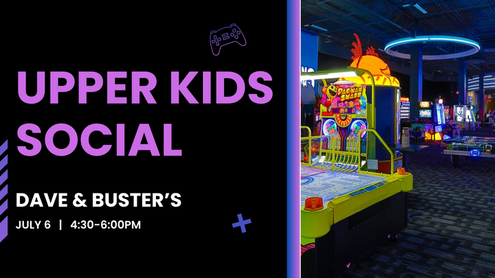 Upper Kids Social | Dave & Buster's logo