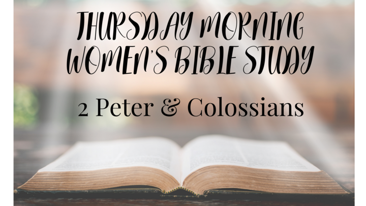 Thursday Morning Women's Bible Study: 2 Peter/Colossians logo
