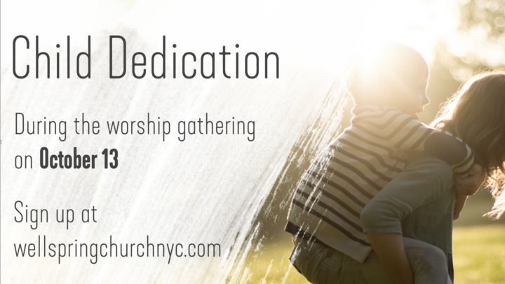 Child Dedication logo image
