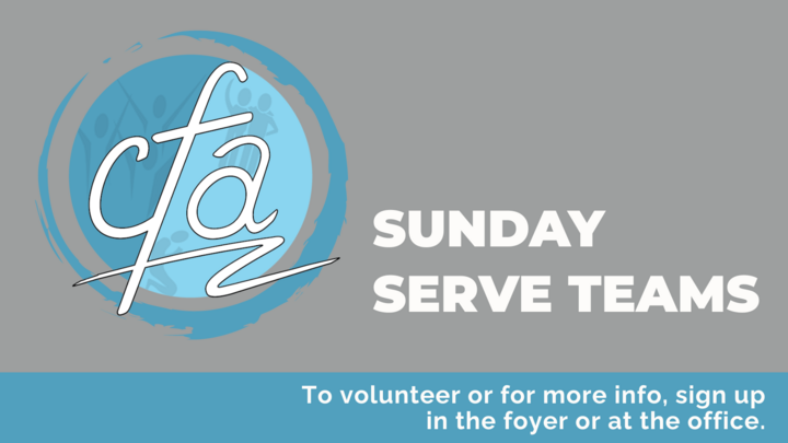 Two-Service Sunday Serve Teams logo