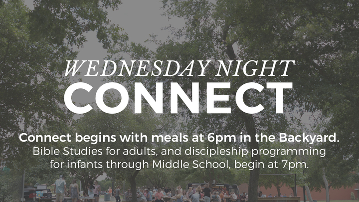 Connect Meals in The Backyard - Wednesday, September 25, 2019 logo image