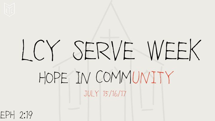 LCY Serve Week logo